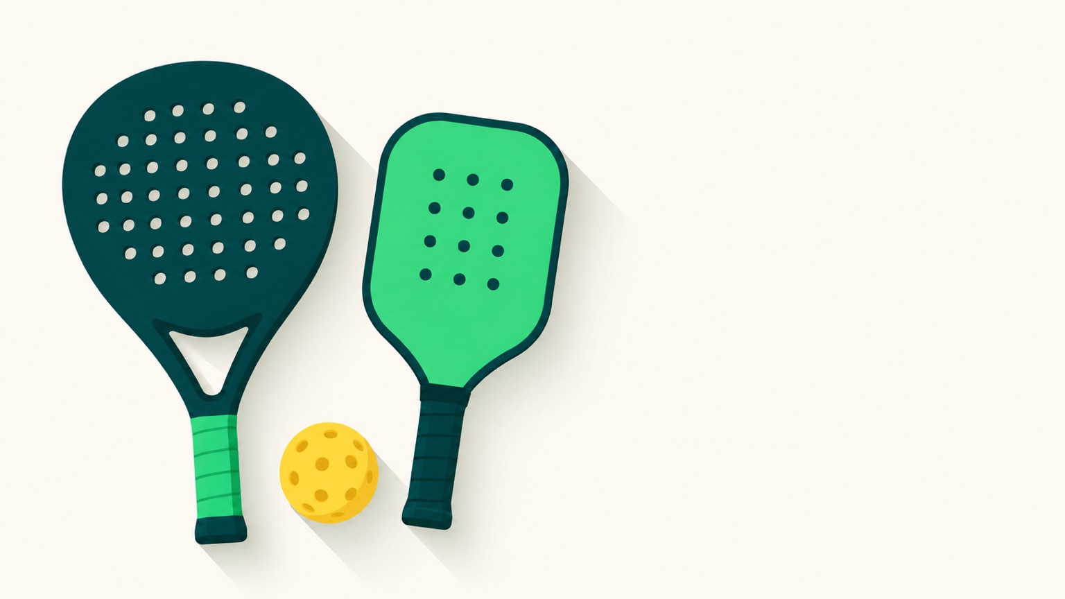 Padel a pickleball - porovnanie rakiet a prečo si padelista zamiluje aj pickleball.